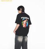  Áo Phông ADLV Clay Alien Short Sleeve T-Shirt Đen 