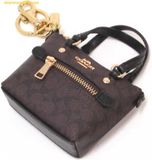  Charm COACH Signature Bag Charm, Keychain, Mini Bag, Mini Gallery Tote, CG605 