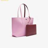  Túi Tote Lacoste Anna Reversible Tote With Pouch Pink Red 