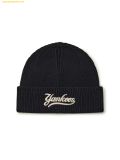  Mũ Len MLB Varsity Culsive Mid Beanie NY (Black) 3ABNVM146-50BKS 