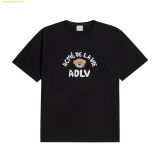  Áo Phông ADLV Teddy Bear (Bear Doll) Short Sleeve T-Shirt Đen 