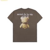  Áo Phông ADLV Block Bear Short Sleeve T-Shirt Trắng Nâu 