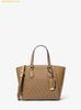  Túi Tote Michael Kors Taryn Small Monogram Crossbody Tote Husk 32R5GTBC1B 