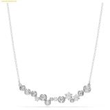  Dây Chuyền Swarovski Constella necklace Mixed cuts, White, Rhodium plated 5722473 