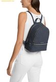  Balo Michael Kors Rhea Medium Signature Logo Backpack In Admiral 35S5SRAB2B 