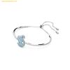  Vòng Tay, Lắc Tay Swarovski Iconic Swan Bangle Swan, Blue, Rhodium plated 5660595 