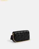  Túi Đeo Vai Coach Tabby Chain Crossbody Bag 19 With Quilting Black CBH23 