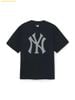Áo Phông MLB Classic Monogram Big Lux Oversized Short Sleeve T-shirt New York Yankees 3ATSM0463-50BKS Black
