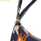 Túi Đeo Vai MLB Argyle Monogram Strap Hobo Bag New York Yankees - D.Navy 3ABQS072N-50NYD 
