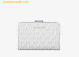  Ví Michael Kors Jet Set Medium Signature Logo Bi-Fold Wallet 35F3GTVF2V - OPTIC WHITE 