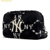  Túi Đeo Chéo MLB Dia Monogram Fur Cross Bag New York Yankees 3ACRM1026-50BKS Màu Đen 