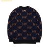  Áo Khoác Cardigan MLB Diamond Monogram Full-Panel Pattern Cardigan NY (Navy) 3AKCM0224-50NYS Navy 