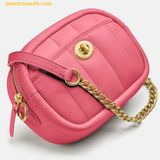  Túi Đeo Chéo Quilties Coach Camera Bag C4814 Pink 