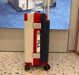  Vali Kéo FILA Ribbed Hard Shell Luggage 22 Inch Màu Trắng 
