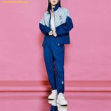  Áo Khoác Gió MLB Diamond Monogram Incision Setup Windbreaker Boston Red Sox 3Awjm0221-43Mgs - Xám Phối Xanh 