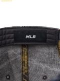  Mũ Lưỡi Trai MLB Heavy Wash Unstructured Ball Cap LA (Charcoal Grey) 3ACPVV45N-07CGS Đen Xám 