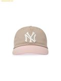  Mũ lưỡi Trai MLB Q Fit Contrast Unstructured Ball Cap New York Yankees Mg.Sand 