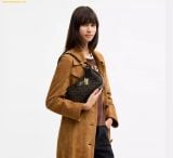  Túi Đeo Vai Coach Teri Shoulder Bag In Loved Signature Canvas With Charms - CDY18 - Brown 