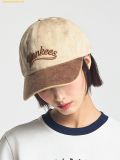  Mũ Lưỡi Trai MLB Varsity Vintage Cursive Colorblock Unstructured Ball Cap NY (Sand) 3ACPVL74N-50SAS 