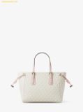  Túi Tote Michael Kors Voyager Extra-Small Signature Logo Convertible Crossbody Bag Powder Blush Multi 35R6GV6T0B 