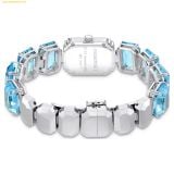  Đồng Hồ Swarovski Watch Octagon cut bracelet, Blue 