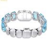 Đồng Hồ Swarovski Watch Octagon cut bracelet, Blue 