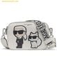 Túi Đeo Chéo Karl Lagerfeld. Maybelle Camera Crossbody Màu Trắng