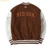  Áo Khoác Bomber MLB Wool Basic Sleeveless Varsity Jacket Top A3 3AJPV0634-43BRS Màu Nâu 