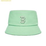  Mũ Bucket MLB Nylon Basic Bucket Hat Boston Red Sox L.Khaki 3AHT0392N-43KAL 