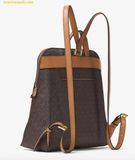  Balo Michael Kors Rhea Medium Slim Logo Backpack Màu Nâu Logo 