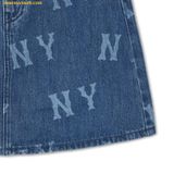  Chân Váy Denim MLB Women's Basic Multi Mega Logo Print Denim Skirt NY (Indigo) 3FDSB0143-50INS 