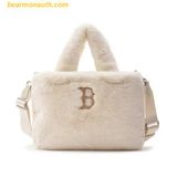  Túi Tote MLB Wms Basic Fur Fleece Tote Bag Boston Red Sox 3AORS0536-43BGL 