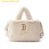 Túi Tote MLB Wms Basic Fur Fleece Tote Bag Boston Red Sox 3AORS0536-43BGL