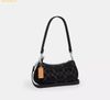  Túi Đeo Vai Coach Ashton Mini Shoulder Bag In Signature Denim Black CCZ49 