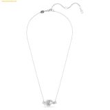  Dây Chuyền Swarovski Matrix pendant Baguette cut, Knot, White, Rhodium plated 5728553 
