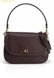  Túi Đeo Vai Coach Legacy Small Pebbled Leather Shoulder Bag Maple CU099 