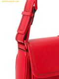  Túi Đeo Vai Michael Kors Colby Medium Leather Shoulder Bag 30T5TBAL2L Màu Đỏ Crimson 