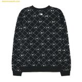  Áo Sweater MLB Dia Monogram Allover Jacquard Comfortable Fit New York Yankees 3AMTM0134-50BKS 