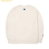  Áo Sweater MLB Long Sleeve T-shirt PQJ 3AMTL0224-50CRS LIKE Cartoon Overfit Trắng 