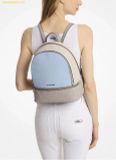  Balo Michael Kors Rhea Medium Color-Block Signature Logo Backpack Xanh Phối Xám Logo 35S5SRAB6V 