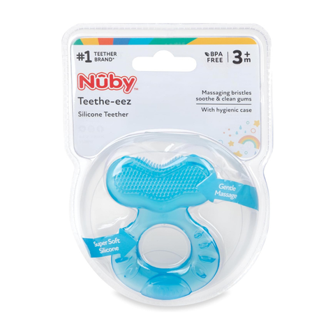  Nuby gặm nướu trẻ em bằng silicone trong suốt 620 