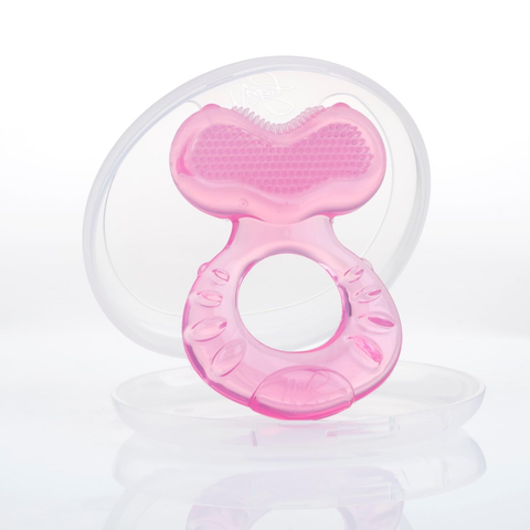  Nuby gặm nướu trẻ em bằng silicone trong suốt 620 