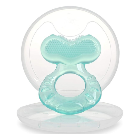  Nuby gặm nướu trẻ em bằng silicone trong suốt 620 