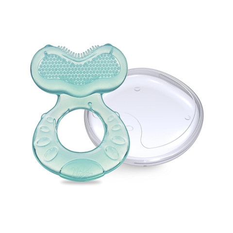  Nuby gặm nướu trẻ em bằng silicone trong suốt 620 