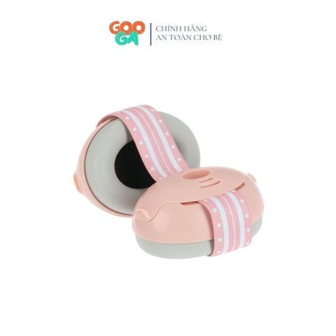  Nuby chụp tai chống ồn cho bé 2 màu xám và hồng 