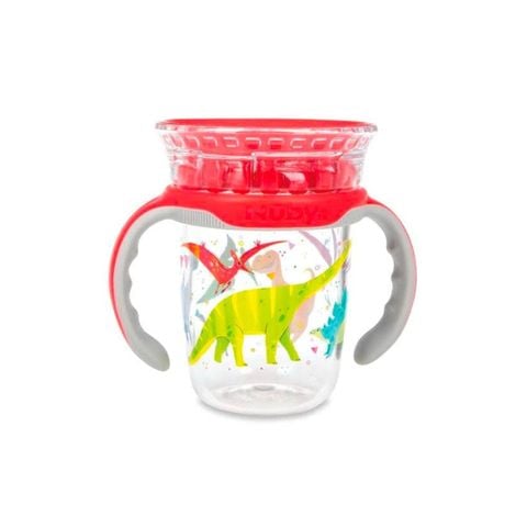  Nuby Cốc tập uống 360 độ bằng nhựa Tritan cho bé dung tích 240ml 10735 