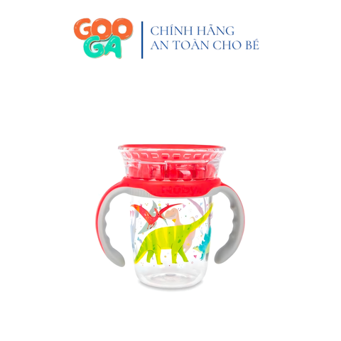  Nuby Cốc tập uống 360 độ bằng nhựa Tritan cho bé dung tích 240ml 10735 