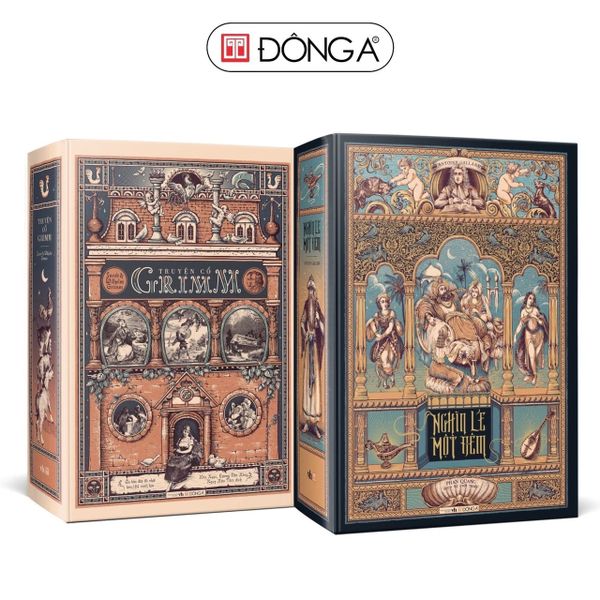 COMBO 2 CUỐN CỔ TÍCH KINH ĐIỂN THẾ GIỚI: TRUYỆN CỔ GRIMM + NGHÌN LẺ MỘT ĐÊM