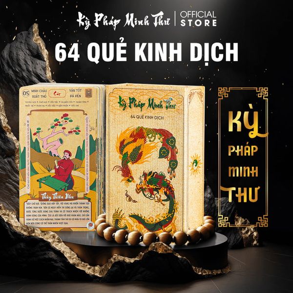 Bộ Bài KỲ PHÁP MINH THƯ 64 Lá - Cẩm nang giải mã vận mệnh từ KINH DỊCH