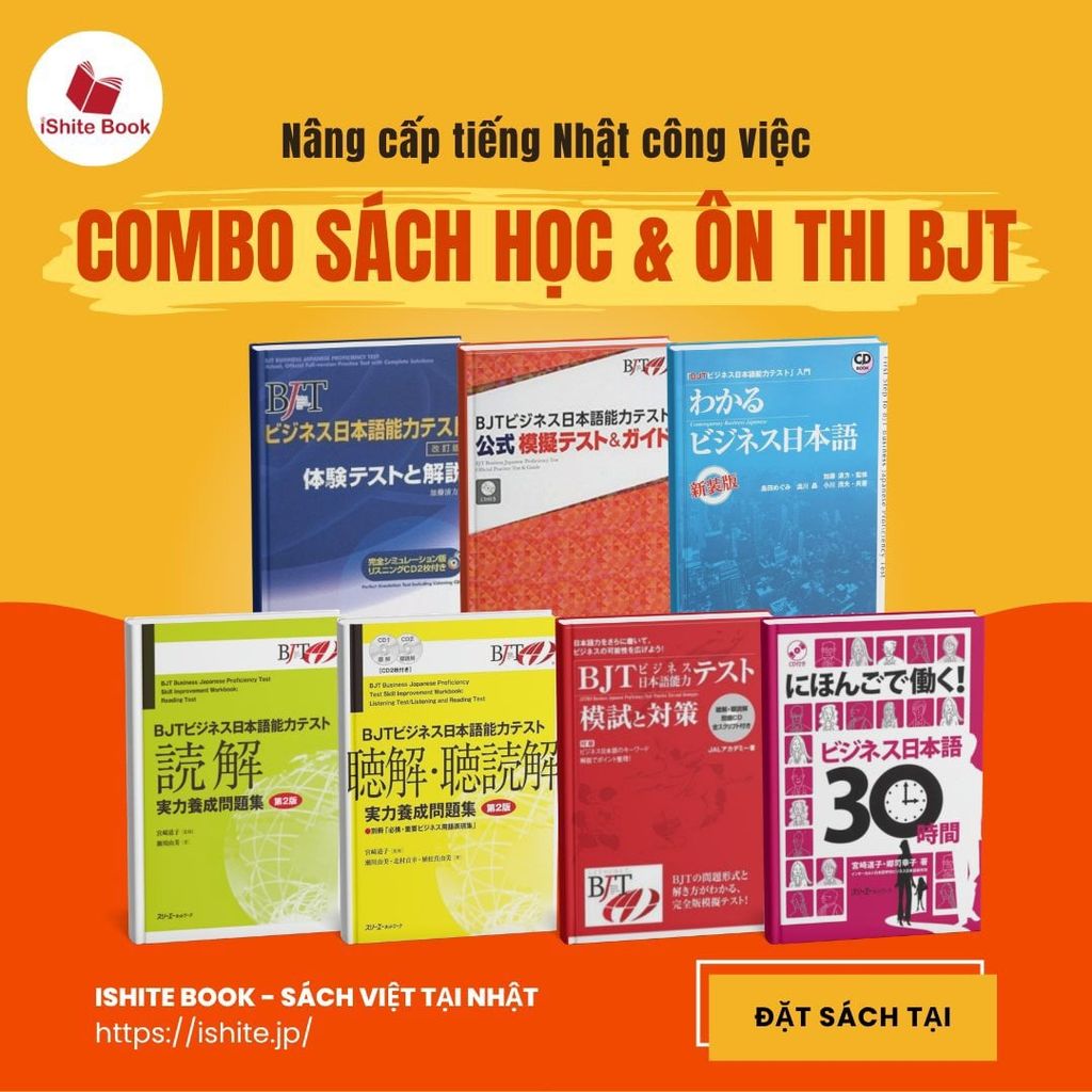 Combo sách học luyện thi BJT cơ bản